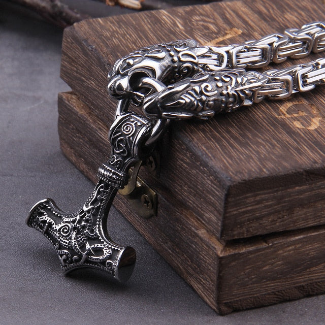 Anchor Necklace – Njord Norse God Viking Gothic Punk Statement