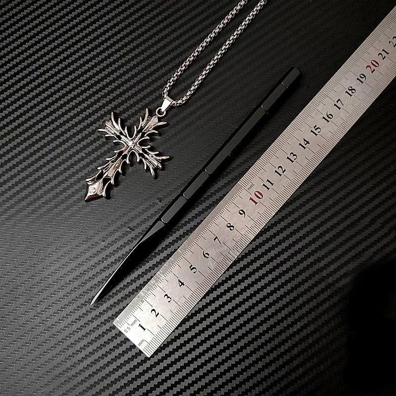 Black Storm Stainless Steel Throwing Spikes Knives Set 3 with Nylon Sheath