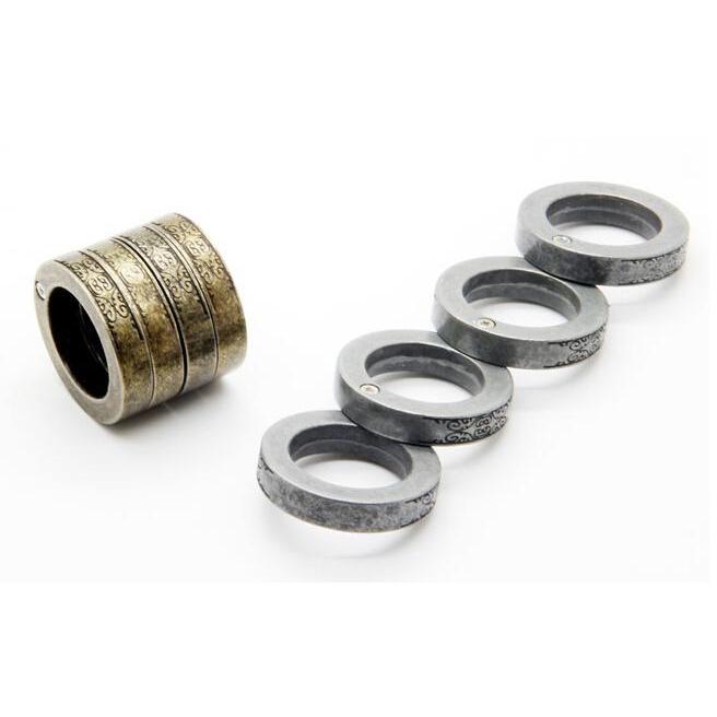 Folding Brass Knuckles Ring - Transformable Self Defense Jewelry